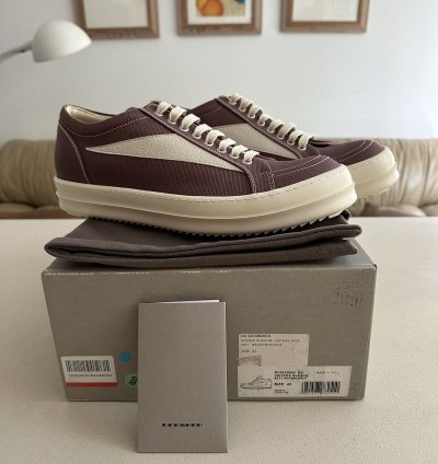 NEW Rick Owens DRKSHDW Vintage Sneaks Mauve