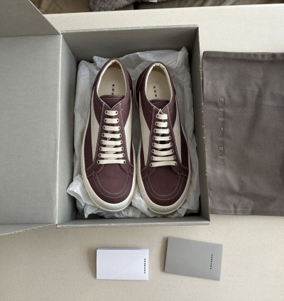 NEW Rick Owens DRKSHDW Vintage Sneaks Mauve