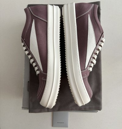 NEW Rick Owens DRKSHDW Vintage Sneaks Mauve