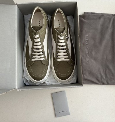 NEW Rick Owens DRKSHDW Vintage Sneaks Pale Green