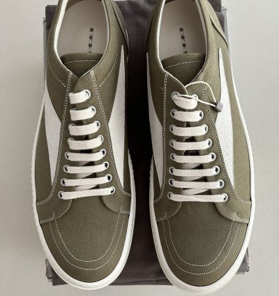 NEW Rick Owens DRKSHDW Vintage Sneaks Pale Green
