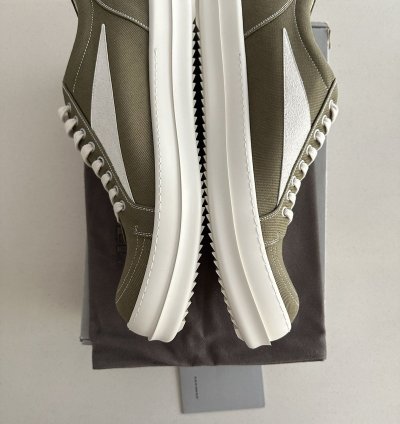 NEW Rick Owens DRKSHDW Vintage Sneaks Pale Green