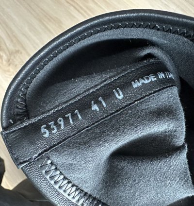 NEW Rick Owens leather sock sneakers