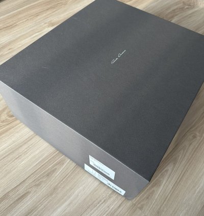 NEW Rick Owens leather sock sneakers