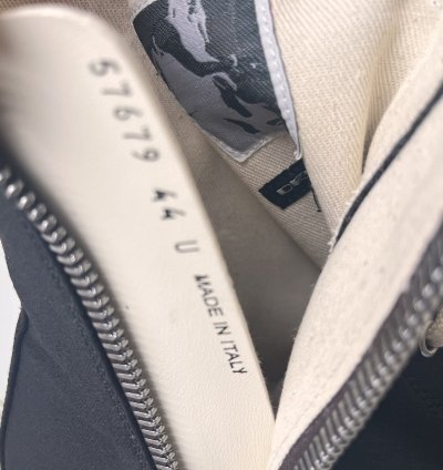 NEW Rick Owens Ramones Double Bumper High Top Sneakers