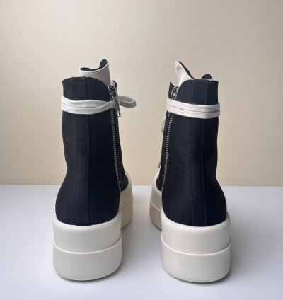 NEW Rick Owens Ramones Double Bumper High Top Sneakers