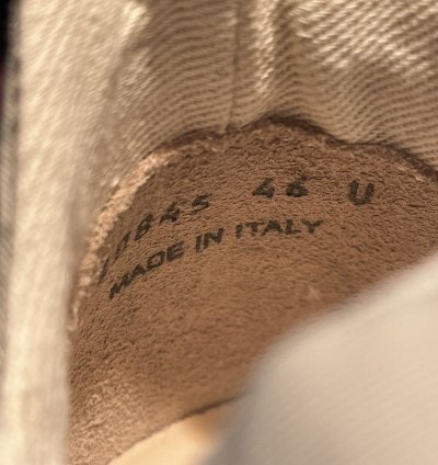 NEW Rick Owens Strobe Cotton Low Sneakers Pearl Milk