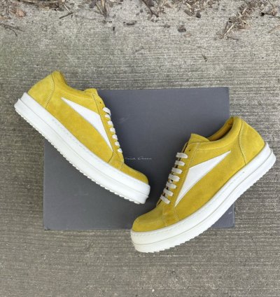 New Sample Vans Vintage Sneakers Lemon