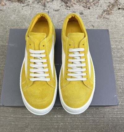 New Sample Vans Vintage Sneakers Lemon