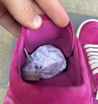 New Sample Vans Vintage Sneakers Pink