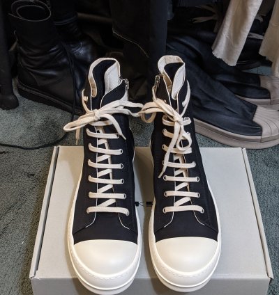 NEW SIZE 10 5 DRKSHDW Canvas High Ramones