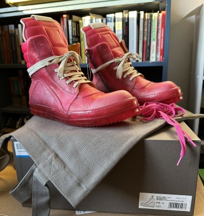 NEW SS23 Edfu Hot Pink Transparent Leather Geobasket