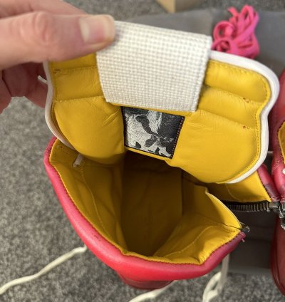 NEW SS23 Edfu Hot Pink Transparent Leather Geobasket