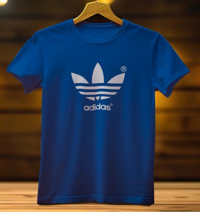 ADIDAS Logo funny Mens Tshirt Size USA