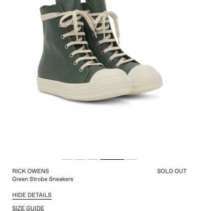 NEW TEAL MILK RAMONES LEATHER 42 9US GHOST STROBE