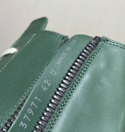 NEW TEAL MILK RAMONES LEATHER 42 9US GHOST STROBE