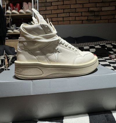 NEW TURBOWPN DRKSHDW CONVERSE RICK OWENS EGRET SZ 9 42