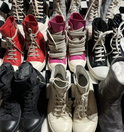 NEW TURBOWPN DRKSHDW CONVERSE RICK OWENS EGRET SZ 9 42