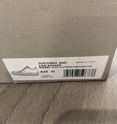 NEW WITH TOTE RICK OWENS UNIQUE FADED PINK LOW RAMONES