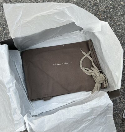 NWT Rick Owens Lido Geobasket Grey - 43 5