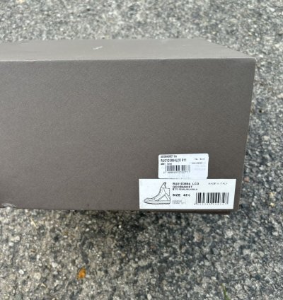 NWT Rick Owens Lido Geobasket Grey - 43 5