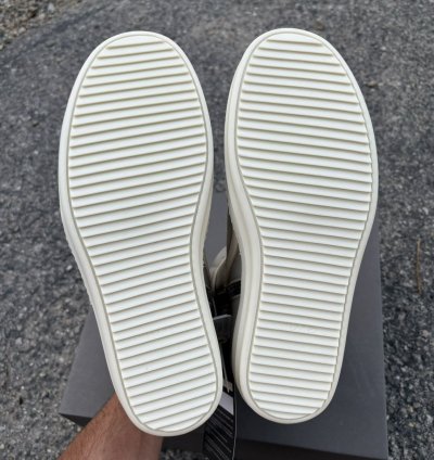NWT Rick Owens Lido Geobasket Grey - 43 5