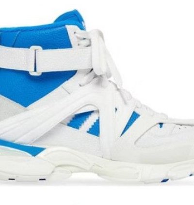 o1in1g0324 Track Forum Sneakers in White Blue