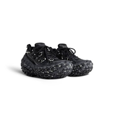 o1la1rc1a0325 Bouncer Screw Sneakers With Piercings in Black