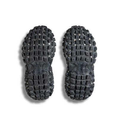 o1la1rc1a0325 Bouncer Screw Sneakers With Piercings in Black