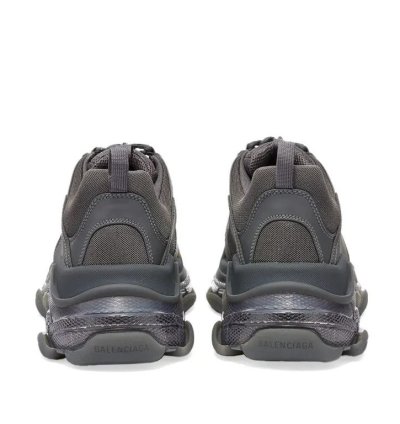 o1mt1gz1024 Triple Clear Sole Sneaker in Dark Grey
