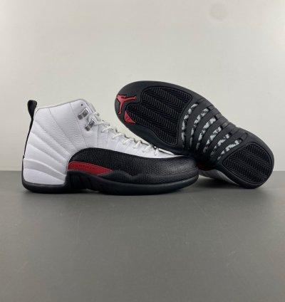 Air Jordan 12 Retro Red Taxi Flip
