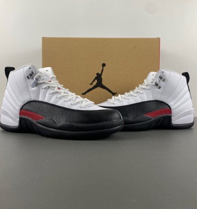 Air Jordan 12 Retro Red Taxi Flip