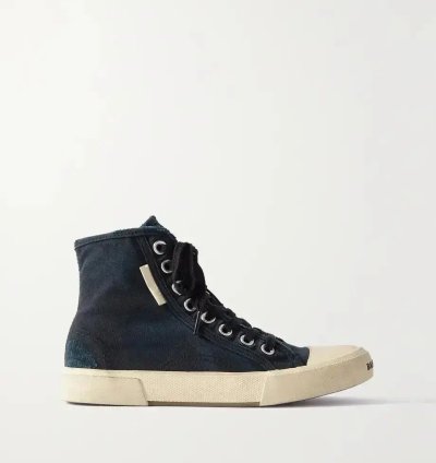 o1w1db10425 Paris High Top Sneakers in Black