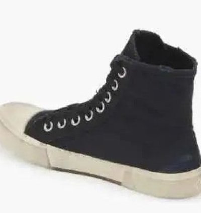 o1w1db10425 Paris High Top Sneakers in Black