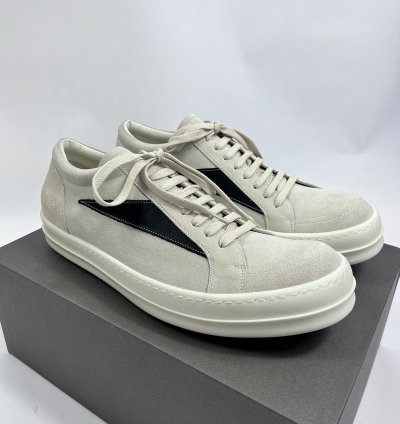 Off white vintage suede sneakers