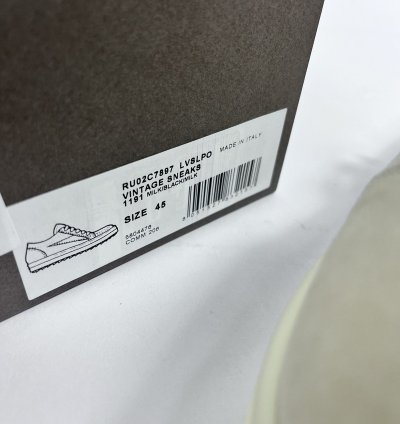 Off white vintage suede sneakers