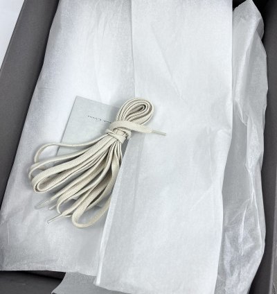 Off white vintage suede sneakers