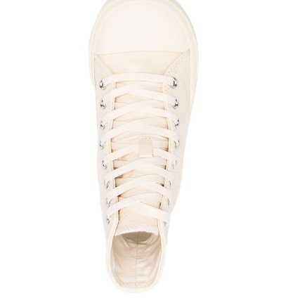 Paris High Top Leather in White