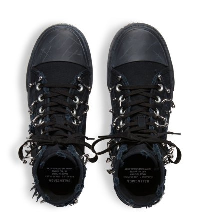 Paris High Top Sneakers with piercing