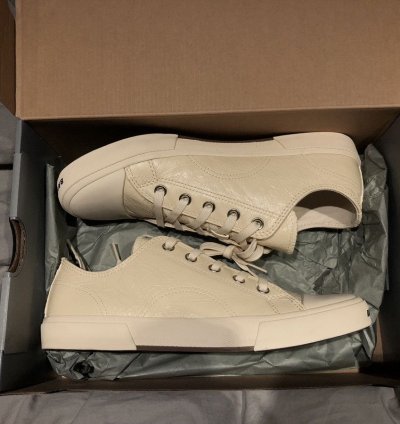 Paris leather low-top sneaker
