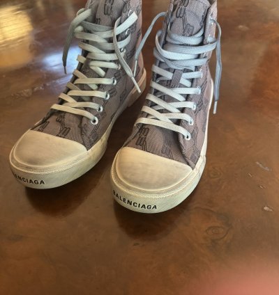 Rare Balenciaga Gucci Monogram Sneakers - 41 (New )