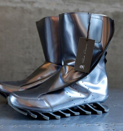 RARE NEW OLD STOCK Metallic Silver Springblade High