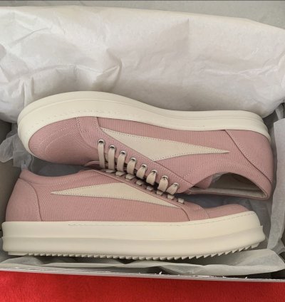 RARE RICK OWENS DRKSHDW Pink Vans SZ 40