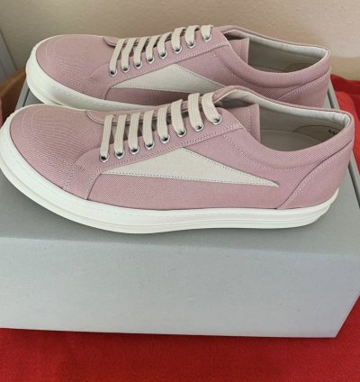 RARE RICK OWENS DRKSHDW Pink Vans SZ 40