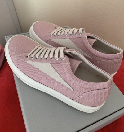 RARE RICK OWENS DRKSHDW Pink Vans SZ 40