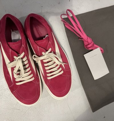 RARE Rick Owens SS23 Edfu Pink Vans