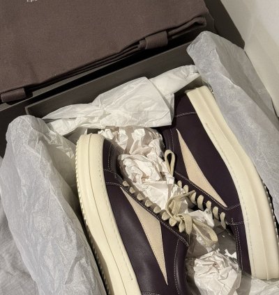 Rare Rick Owens Vintage Sneaks in Amethyst