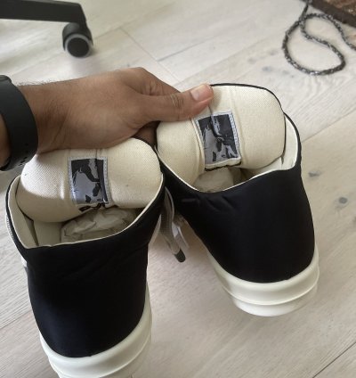 RARE SIZE 15 RICK OWENS JUMBO LACE PUFFER LOW
