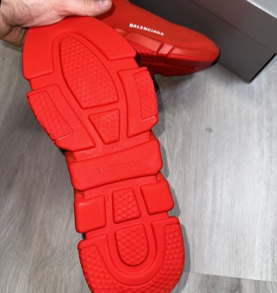 Red Balenciaga Speed LT Sneaker