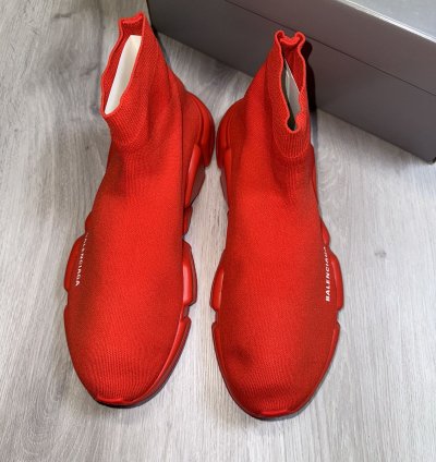 Red Balenciaga Speed LT Sneaker